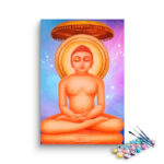 Enlightened Serenity: Jain Tirthankara in Meditation - Paint by Numbers Kit