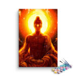 Radiant Enlightenment Buddha Paint by Numbers Kit