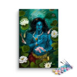 Divine Tranquility Krishna Paint by Numbers Kit
