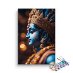Krishna Royal Side Profile Paint by Numbers Kit