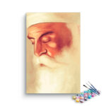 Graceful Guru Nanak Dev Ji Portrait Paint by Numbers Kit