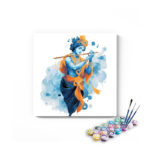 Modern Krishna Flute Melody Paint by Numbers Kit