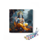 Seated Krishna in Nature Paint by Numbers Kit