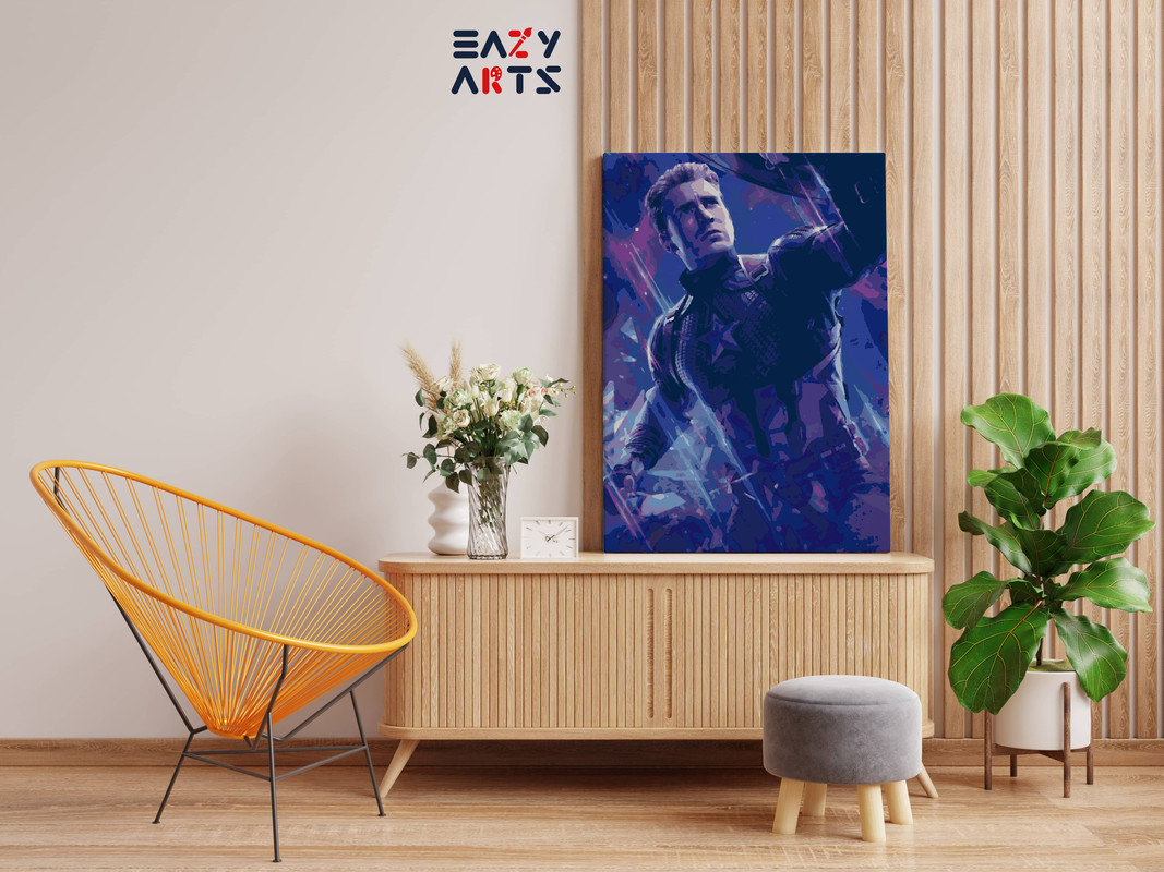 Captain America Paint By Numbers kit - Image 2