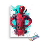 Dead Pool Paint By Numbers kit