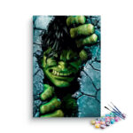 Hulk Tearing Wall Paint By Numbers kit