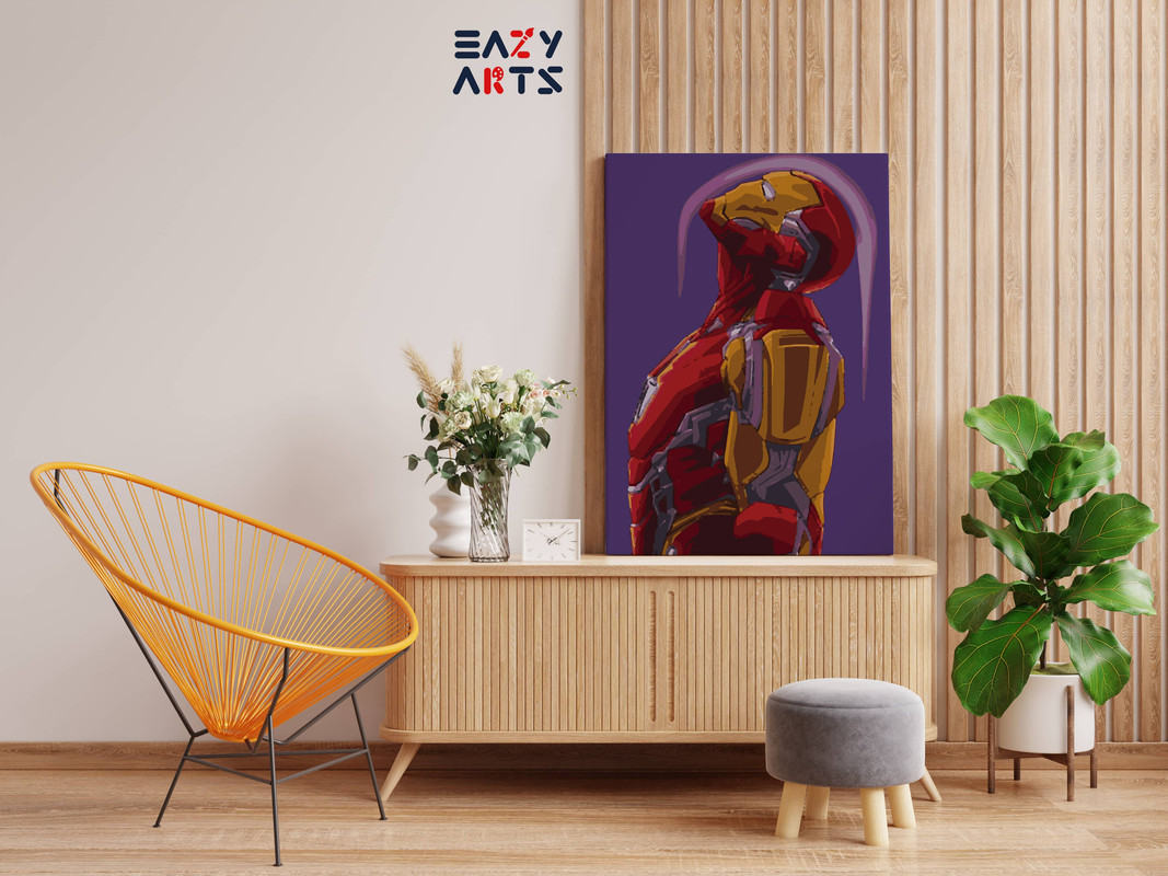 Ironman Flying Paint By Numbers kit - Image 2