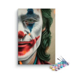 Joker Half Face Paint By Numbers kit