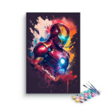 Ironman Armor Burst Paint by Numbers Kit