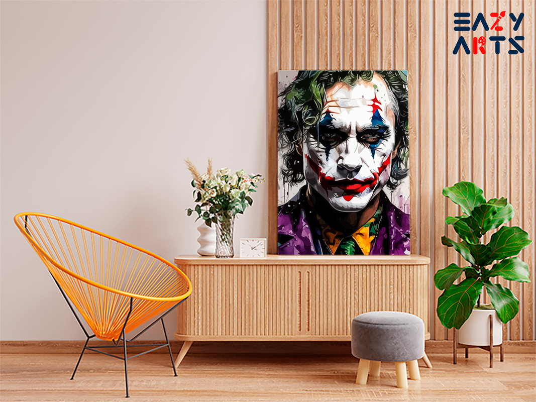 Joker Chaos Masterpiece Paint by Numbers Kit - Image 2