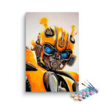 Bummblebee Transformer Paint by Numbers Kit