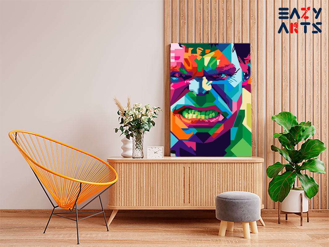The Hulk WPAP Style Paint by Numbers Kit - Image 2