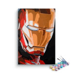 Iron Man Close-Up Paint by Numbers Kit