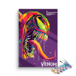 Venom WPAP Style Paint by Numbers Kit