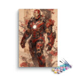 Iron Man Samurai Armor Paint by Numbers Kit