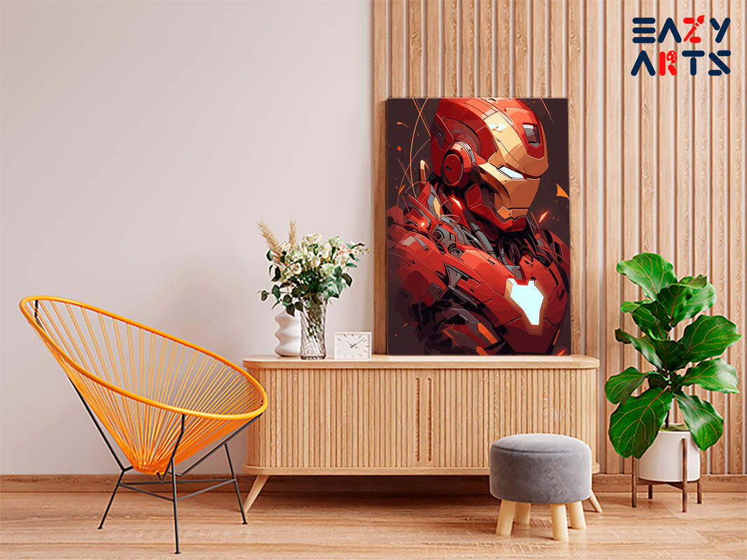 Iron Man Mark Armor Paint by Numbers Kit - Image 2