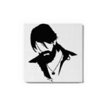 KGF Yash Glow in the Dark Painting Kit – DIY Canvas Art for Rocky Bhai Fans | Eazy Arts Paint Set with Brushes & Glow Colors