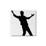 Shah Rukh Khan Signature Pose Glow in the Dark DIY Painting Kit – Iconic Bollywood Fan Art | Paint Set by Eazy Arts