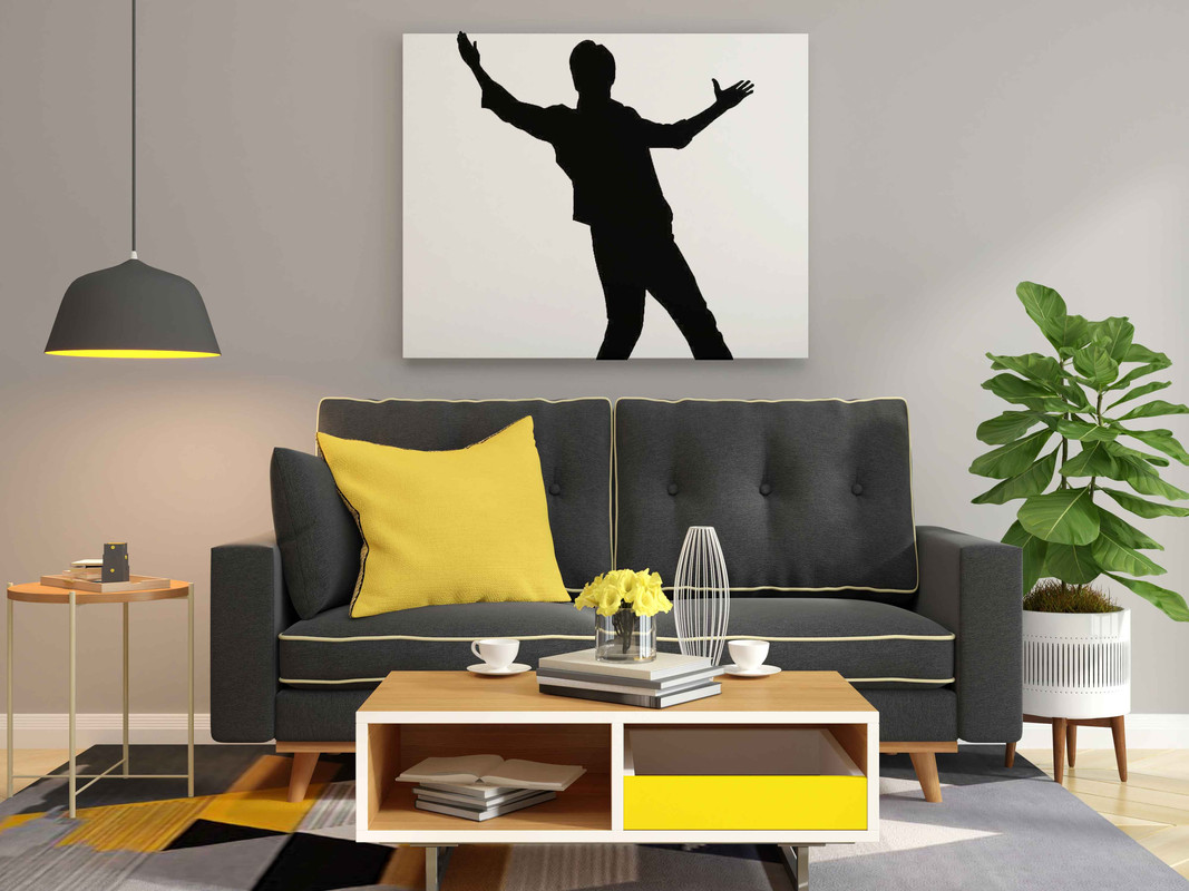 Shah Rukh Khan Signature Pose Glow in the Dark DIY Painting Kit β Iconic Bollywood Fan Art | Paint Set by Eazy Arts - Image 2