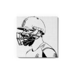 Virat Kohli Glow in the Dark DIY Painting Kit – Cricket Fan Art for Team India Supporters | Paint Set by Eazy Arts