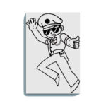 Angry Little Singham Glow in the Dark Painting Kit – DIY Super Cop Cartoon Art for Kids | Eazy Arts