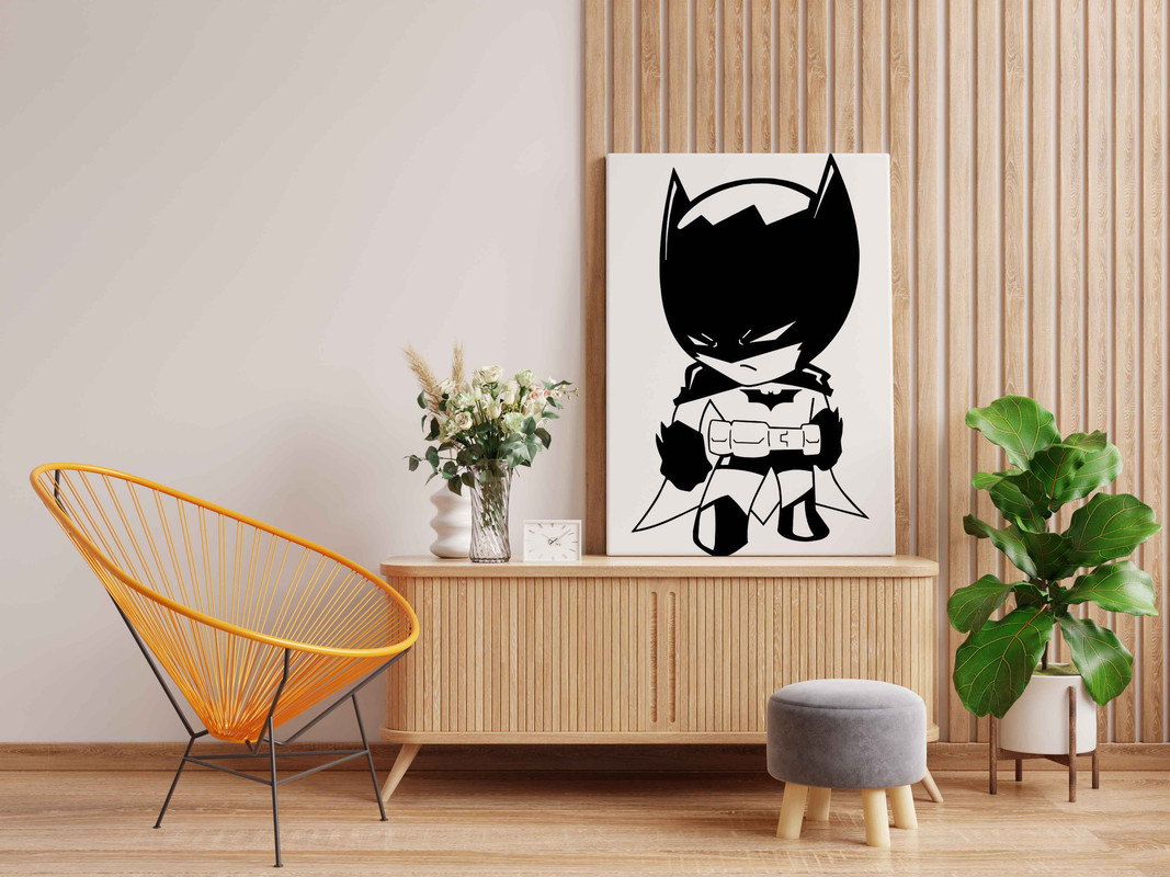 Kid Batman Glow in the Dark Painting Kit β DIY Superhero Wall Art for Kids | Eazy Arts - Image 2