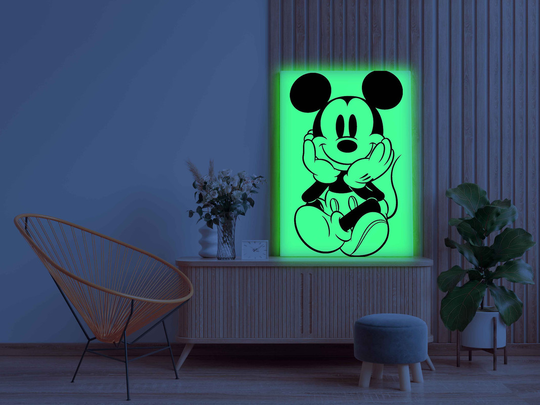 Mickey Mouse Glow in the Dark Painting Kit β DIY Cartoon Art for Kids | Eazy Arts - Image 3