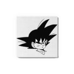 Goku Glow in the Dark Painting Kit – Dragon Ball Z Anime Character DIY Canvas Art | Eazy Arts