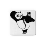 Kung Fu Panda Glow in the Dark Painting Kit – DIY Canvas Art for Kids & Adults | Eazy Arts