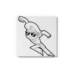 Little Singham Glow in the Dark Painting Kit – DIY Canvas Art for Kids | Eazy Arts