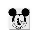 Mickey Mouse Glow in the Dark Painting Kit – Iconic Winking Face DIY Art for Kids | Eazy Arts
