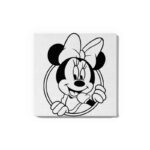 Minnie Mouse Glow in the Dark Painting Kit – Cute Bow Pose DIY Art for Kids | Eazy Arts