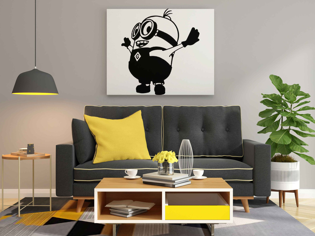 Minion Glow in the Dark Painting Kit β Joyful Pose DIY Art Activity for Kids | Eazy Arts - Image 2