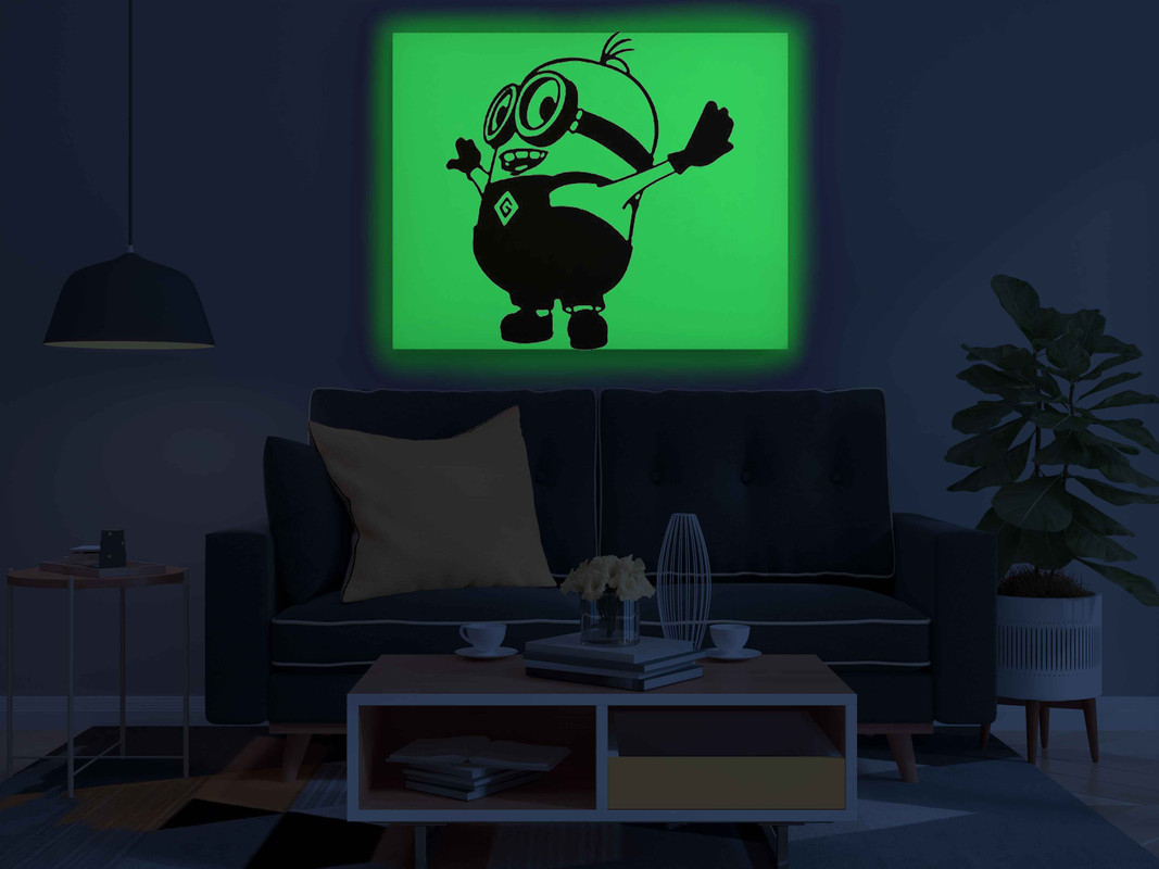 Minion Glow in the Dark Painting Kit β Joyful Pose DIY Art Activity for Kids | Eazy Arts - Image 3