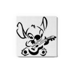 Stitch Playing Guitar Glow in the Dark Painting Kit – Fun DIY Canvas for Kids | Eazy Arts