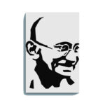 Mahatma Gandhi Glow in the Dark Painting Kit – DIY Inspirational Freedom Leader Wall Art | Eazy Arts