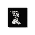 Chhatrapati Shivaji Maharaj Profile Glow in the Dark Painting Kit – DIY Maratha Warrior Wall Art | Eazy Arts