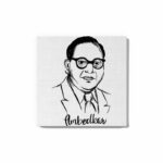 Dr. B.R. Ambedkar Sketch Glow in the Dark Painting Kit – DIY Constitution Maker Portrait | Eazy Arts