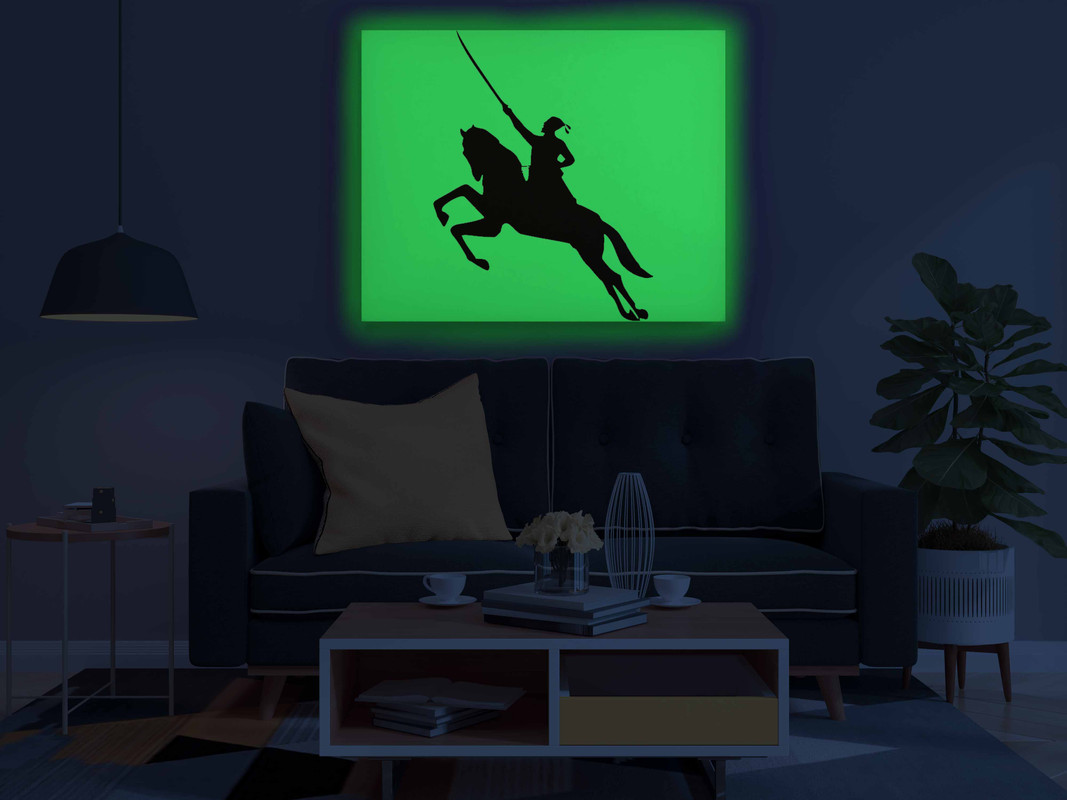 Chhatrapati Shivaji Maharaj on Horseback Glow in the Dark Painting Kit β DIY Warrior King Action Art | Eazy Arts - Image 3