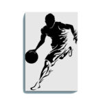 Basketball Player Glow in the Dark Painting Kit – Dynamic DIY Canvas for Sports Lovers | Eazy Arts