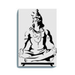 Glow in the Dark Shiva DIY Painting Kit – Peaceful Bholenath Wall Art for Home & Gifting | Eazy Arts