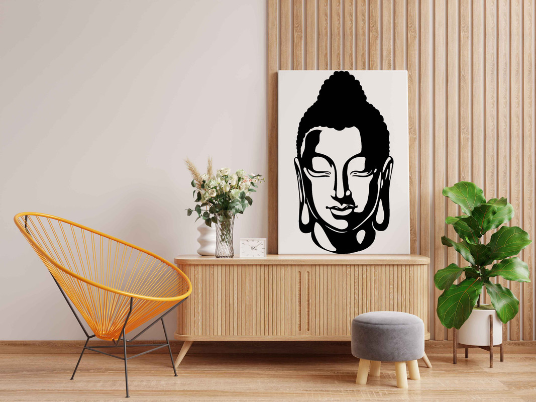 Glow in the Dark Buddha Face DIY Painting Kit β Meditative Wall Art for Home Decor | Eazy Arts - Image 2