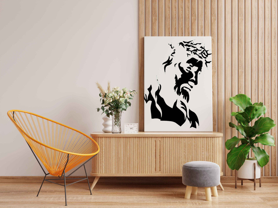 Glow in the Dark Jesus Christ Painting Kit - Image 2