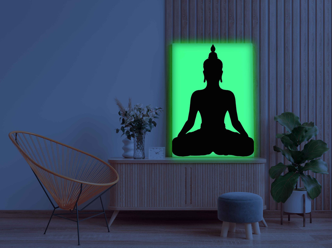 Glow in the Dark Buddha Meditation Painting Kit β DIY Spiritual Wall Art | Eazy Arts - Image 3