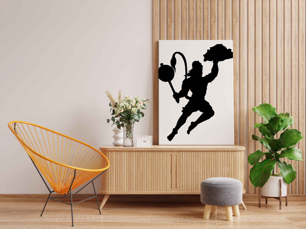 Glow in the Dark Hanuman with Mountain Painting Kit β DIY Spiritual Wall Art | Eazy Arts - Image 2