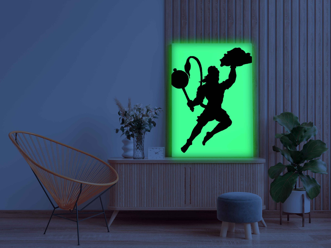 Glow in the Dark Hanuman with Mountain Painting Kit β DIY Spiritual Wall Art | Eazy Arts - Image 3
