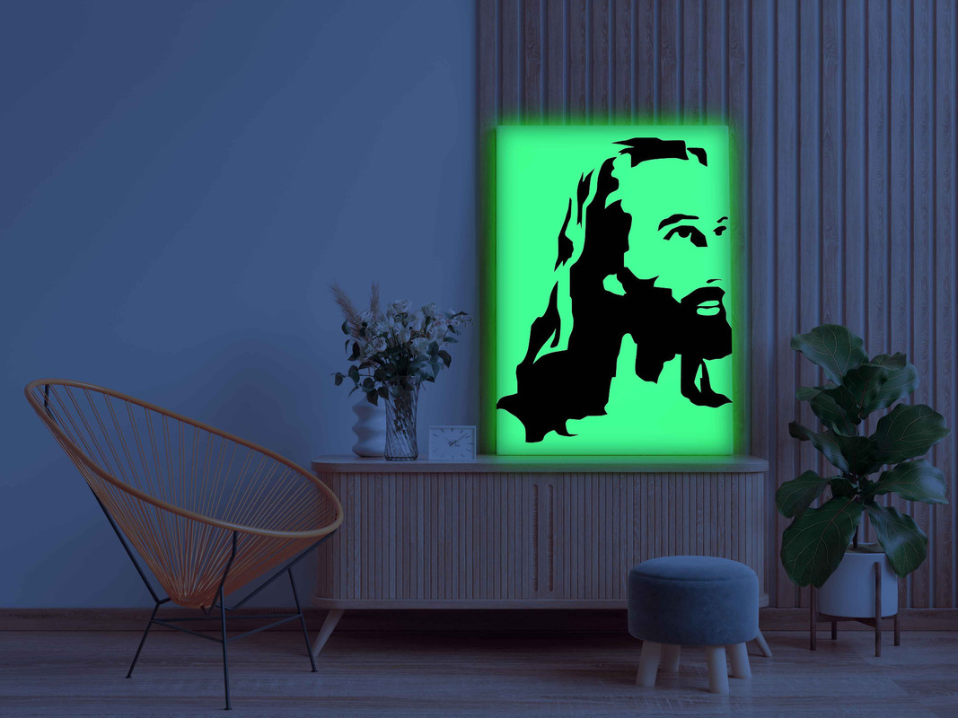 Jesus Christ Face Glow in the Dark Painting Kit β DIY Divine Wall Art | Eazy Arts - Image 3
