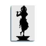 Lord Krishna Playing Flute Painting Kit – Glow in the Dark Devotional Art | Eazy Arts