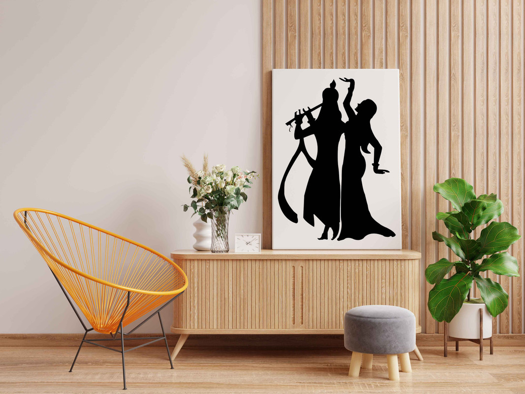 Radha Krishna Dance Paint Kit β Spiritual Glow In The Dark Kit | Eazy Arts - Image 2