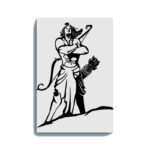 Lord Ram Standing Pose Glow In The Dark Kit – Powerful Warrior Art Canvas | Eazy Arts